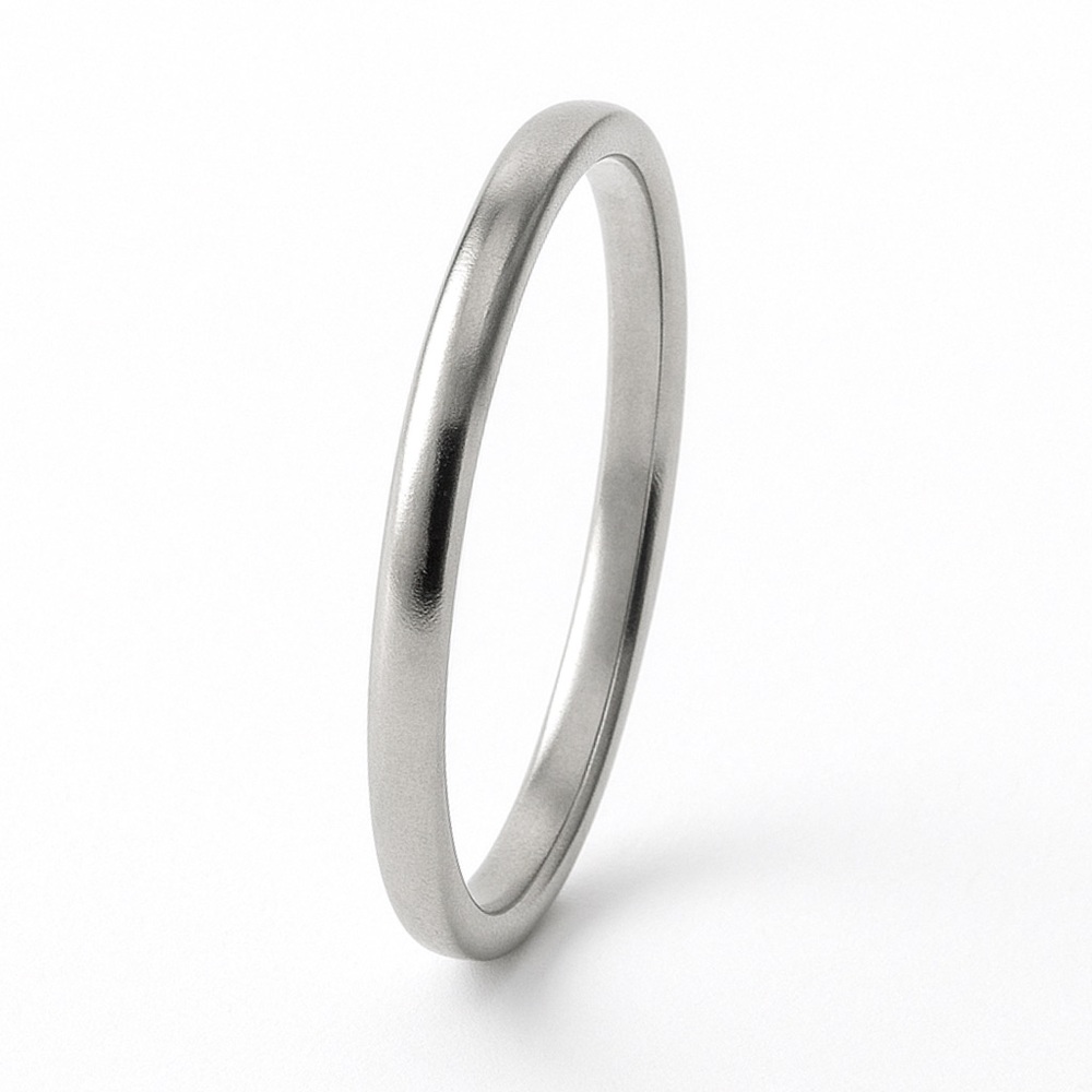 Stainless Steel Thin Minimalist Stackable Band Ring